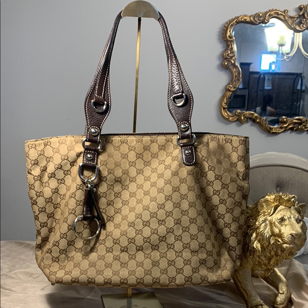 Gucci Beige and Brown Women's Tote Bag - Picture 2 of 11
